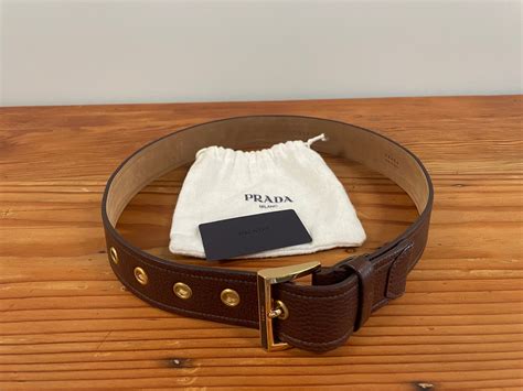 prada cinture leather belt|Prada belt size.